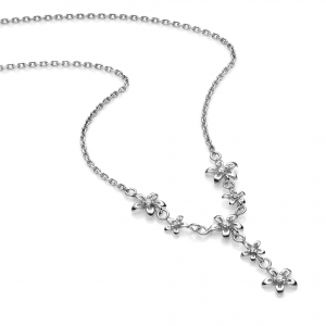 Collana in Argento con zirconi
